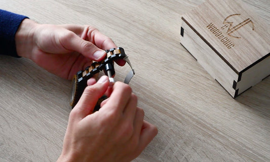modifier taille bracelet montre en bois