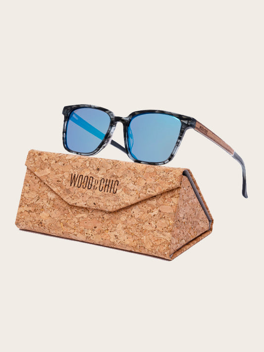 Lunettes de Soleil en Bois UV400 Unisexe - Diania