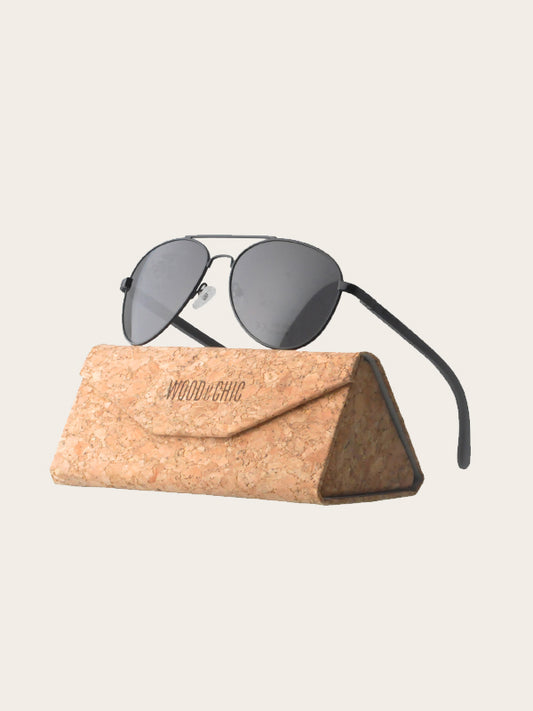 Lunettes de Soleil en Bois UV400 Unisexe - Silène