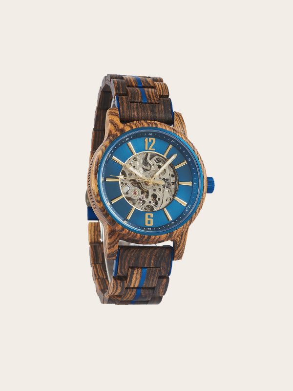 Montre en Bois Homme Mécanique - Bouleau