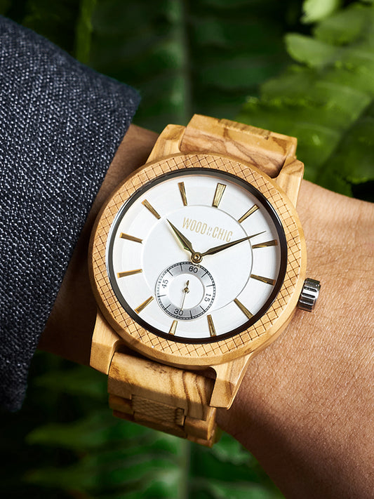 Montre en Bois Homme à Quartz - Citrus
