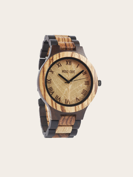 Montre en Bois Homme à Quartz - Poncirier