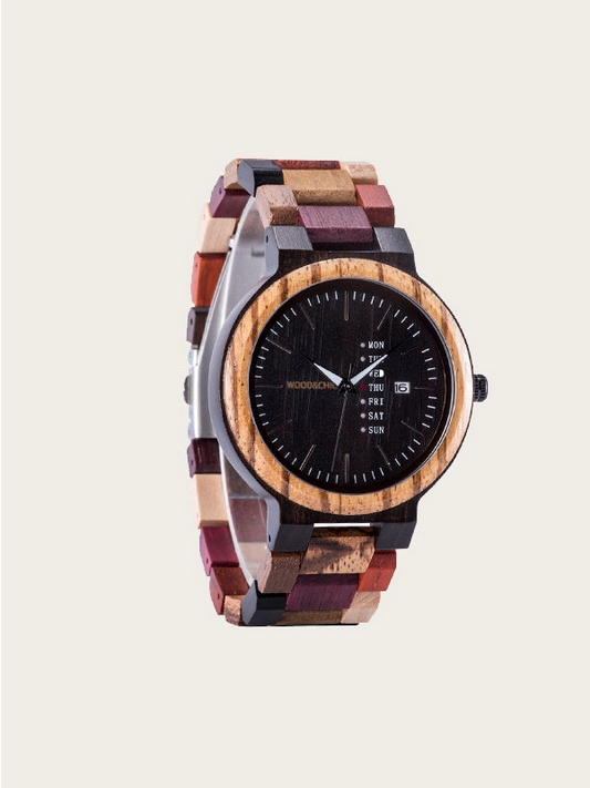 Montre en Bois Homme à Quartz - Quercus