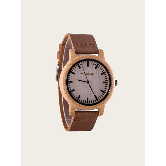 Montre en Bois Homme à Quartz - Thuya