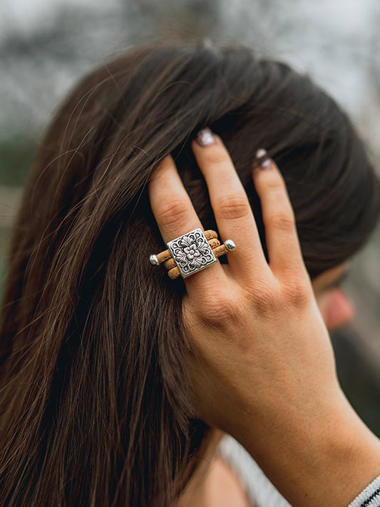 Bague en Liège Femme - Ruttya - Wood&Chic