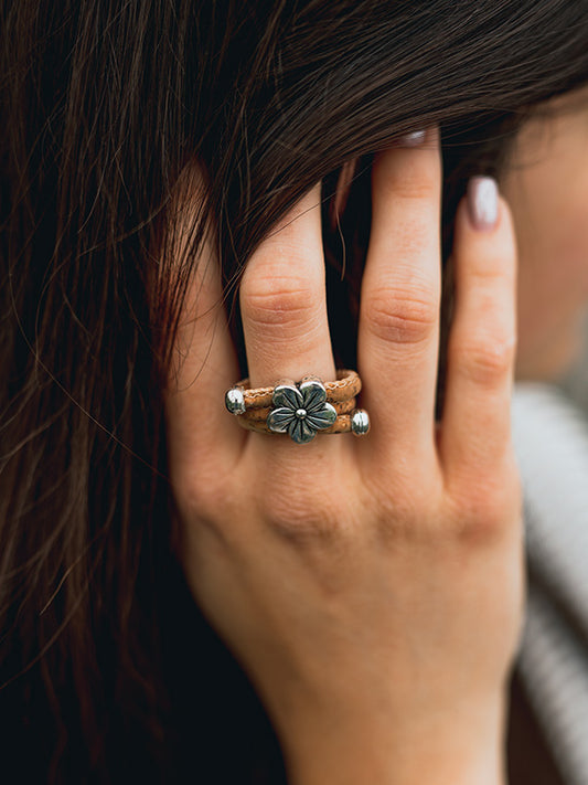 Bague en Liège Femme - Xanthoceras - Wood&Chic