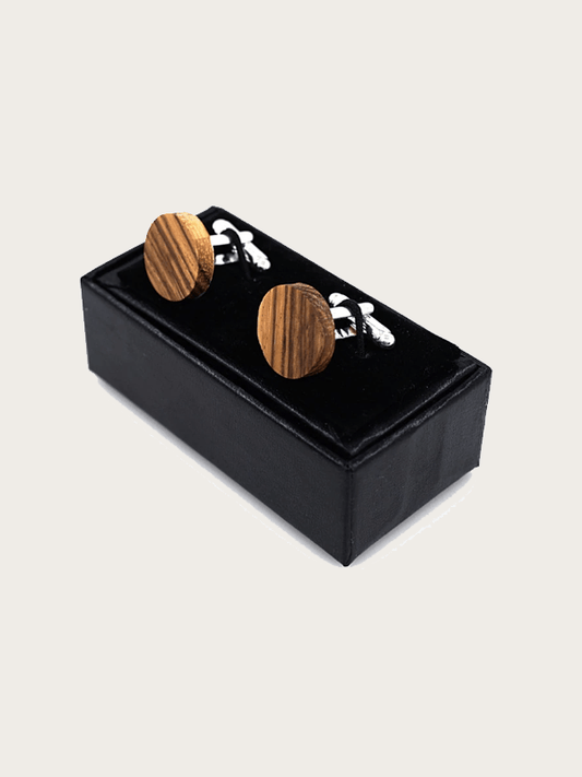 Boutons de manchette en bois - Cannelier - Wood&Chic