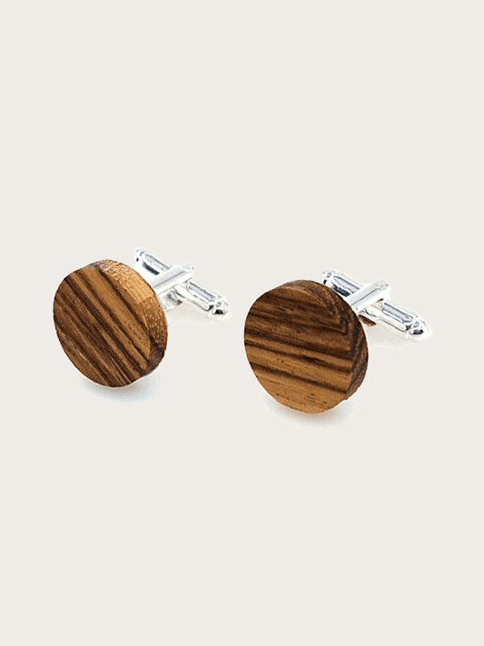 Boutons de manchette en bois - Cannelier - Wood&Chic