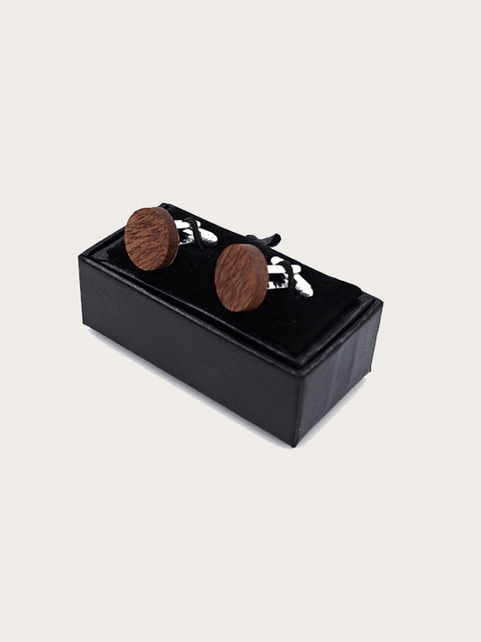 Boutons de manchette en bois - Laurier - Wood&Chic