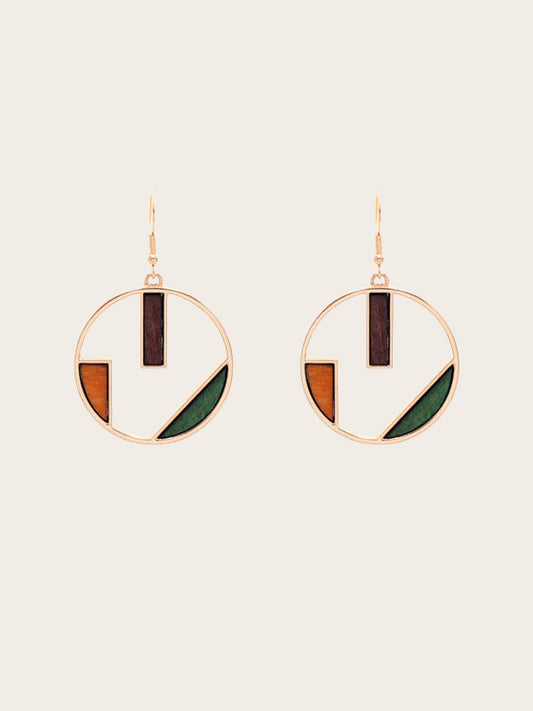 Boucles d'Oreilles en Bois Femme - Petunia - Wood&Chic