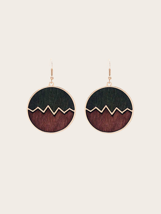 Boucles d'Oreilles en Bois Femme - Lamier - Wood&Chic