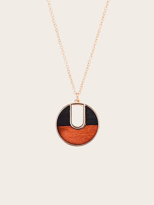 Collier en Bois Femme - Sauge - Wood&Chic