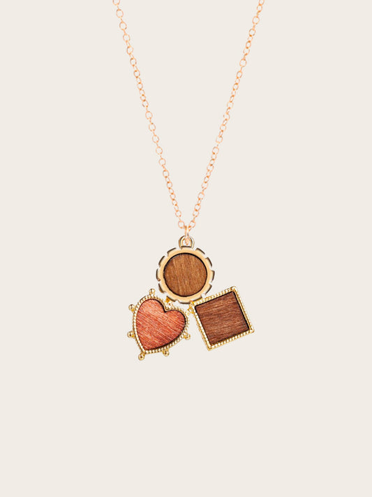 Collier en Bois Femme - Narcisse - Wood&Chic