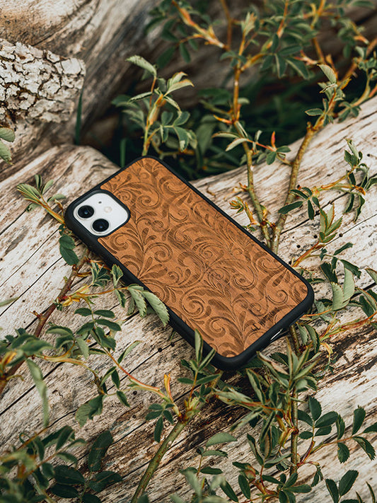 Coque en Bois iPhone - Caroubier - Wood&Chic