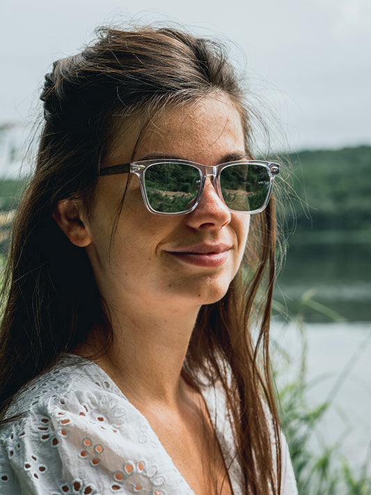 Lunettes de Soleil en Bois UV400 Unisexe - Brugmansia - Wood&Chic