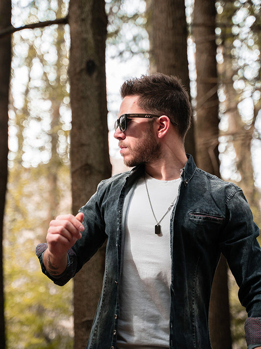 Lunettes de Soleil en Bois UV400 Unisexe - Ceiba - Wood&Chic