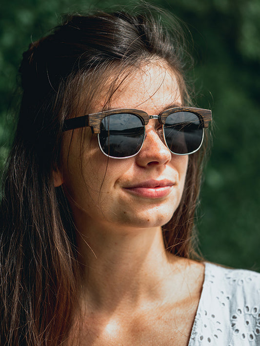 Lunettes de Soleil en Bois UV400 Unisexe - Exochorda - Wood&Chic