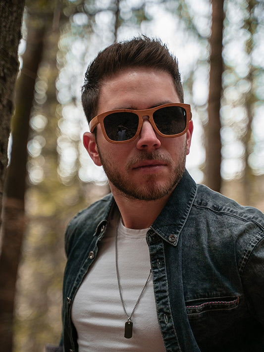 Lunettes de Soleil en Bois UV400 Unisexe - Lyciet - Wood&Chic