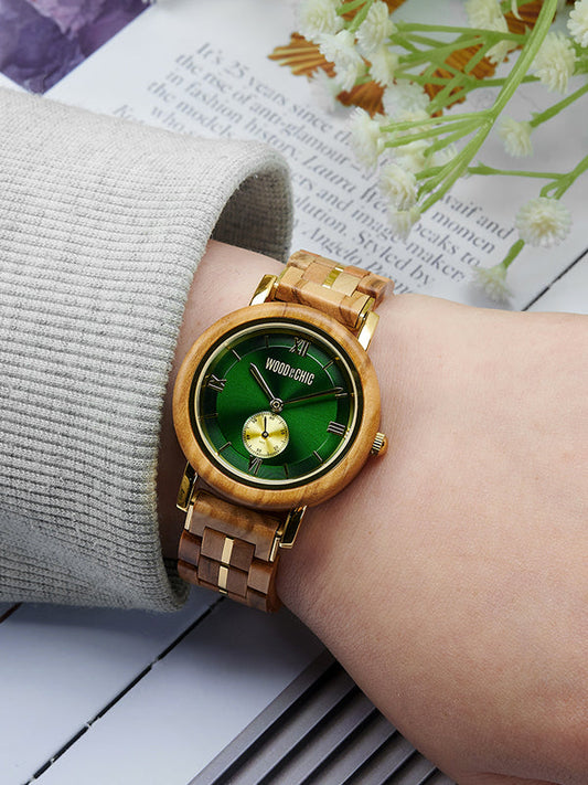 Montre en Bois Femme à Quartz - Cornilla