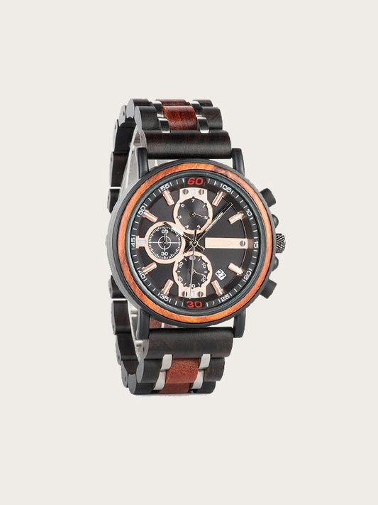 Montre en Bois Homme à Quartz - Acerola - Wood&Chic