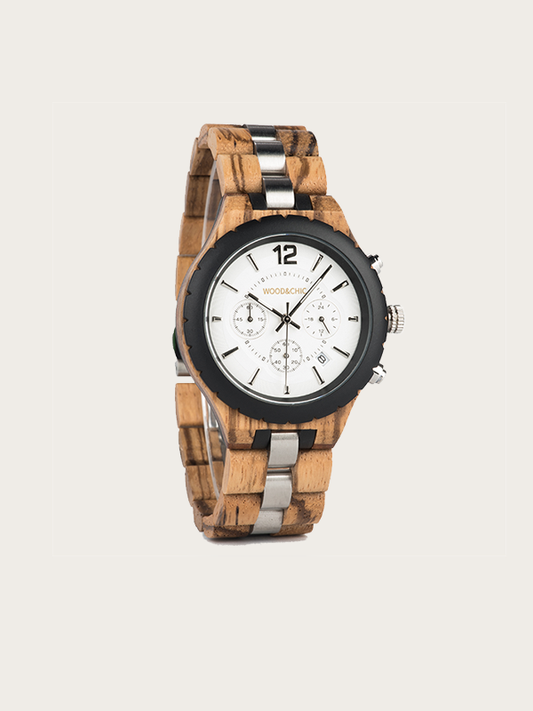 Montre en Bois Homme à Quartz - Badi