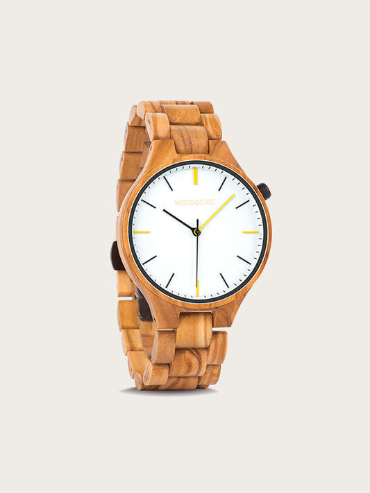 Montre en Bois Homme à Quartz - Zelkova - Wood&Chic