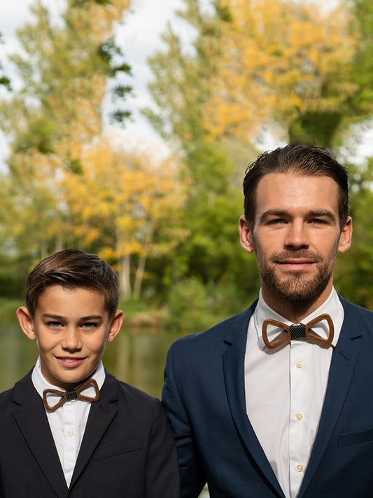 Noeuds Papillon en Bois Père & Fils - Feijoa - Wood&Chic