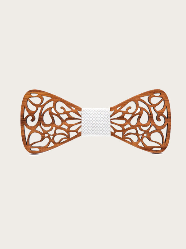 Noeud Papillon en Bois Homme - Camelia - Wood&Chic