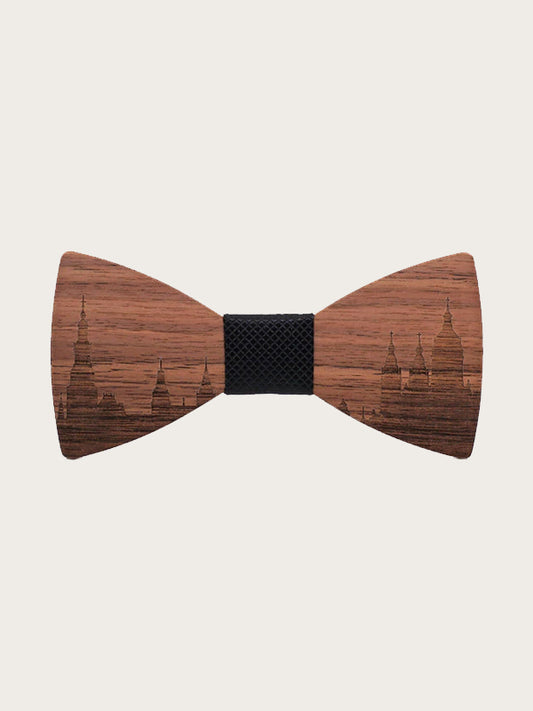Noeud Papillon en Bois Homme - City Amsterdam - Wood&Chic