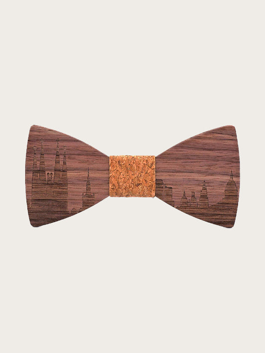 Noeud Papillon en Bois Homme - City Barcelone - Wood&Chic