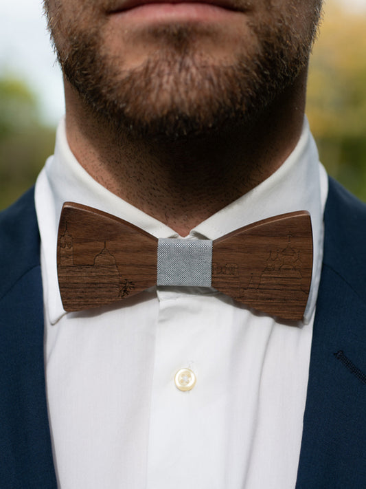 Noeud Papillon en Bois Homme - City Nice - Wood&Chic