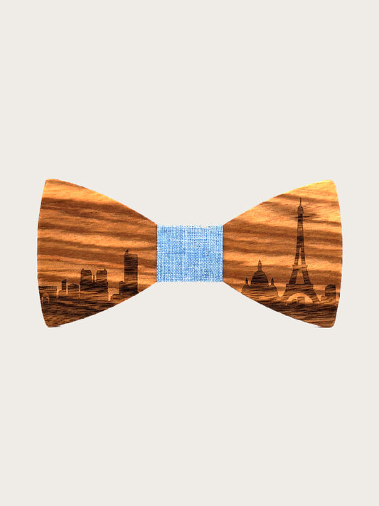 Noeud Papillon en Bois Homme - City Paris - Wood&Chic