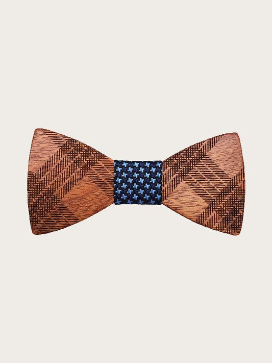 Noeud Papillon En Bois Homme - Tartan - Wood&Chic