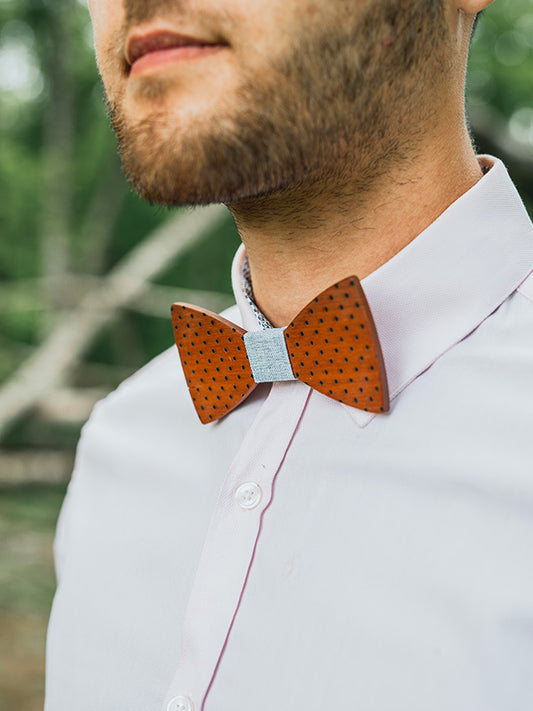 Noeud Papillon en Bois Homme - Frêne - Wood&Chic