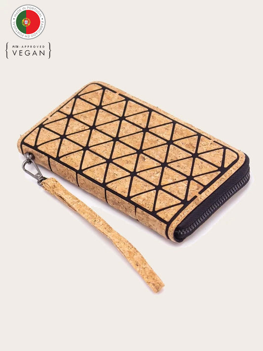 Portefeuille en liège - Groseillier - Wood&Chic