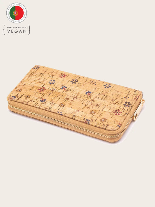 Portefeuille en liège - Henné - Wood&Chic