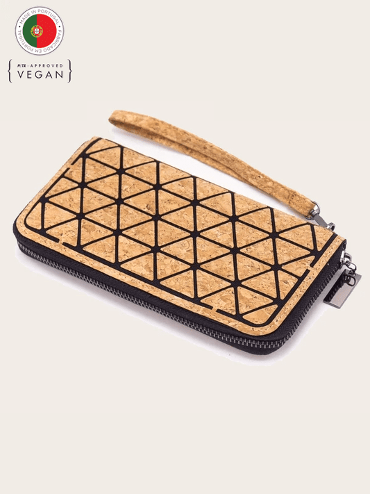 Portefeuille en liège - Groseillier - Wood&Chic