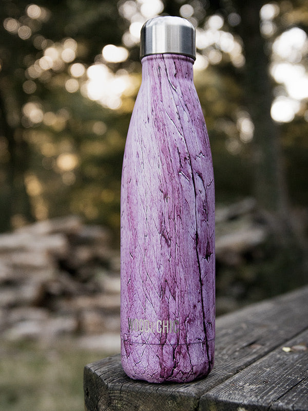 Bouteille Isotherme en Inox effet Bois - Gommier - Wood&Chic Bouteille Isotherme en Inox effet Bois - Gommier - Wood&Chic