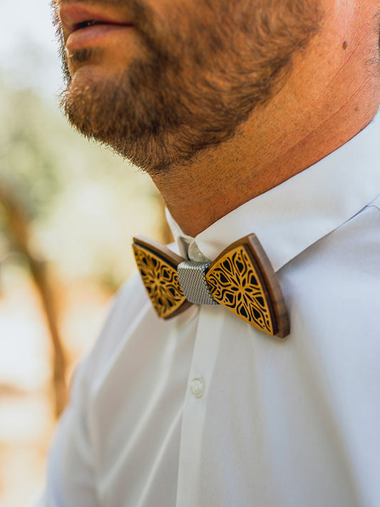 Coffret Noeud Papillon en Bois Homme - Airelle