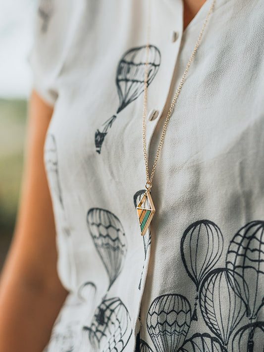 Collier en Bois Femme - Acanthe