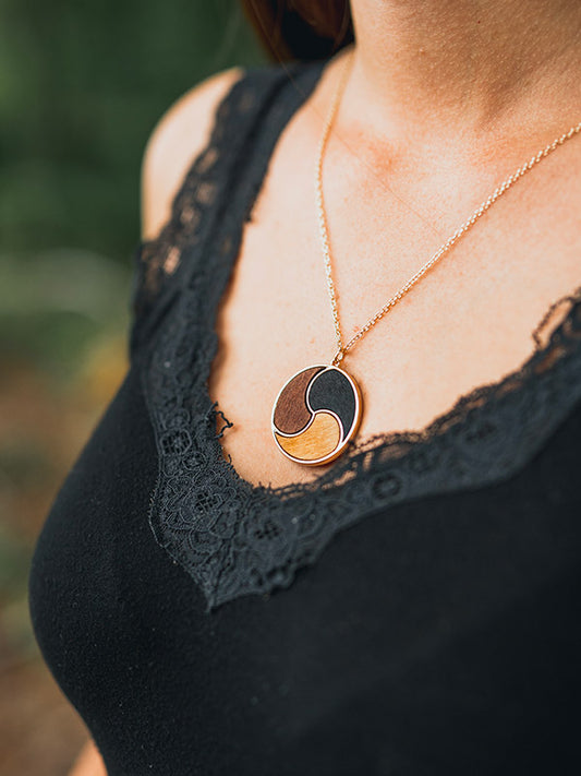 Collier en Bois Femme - Arum