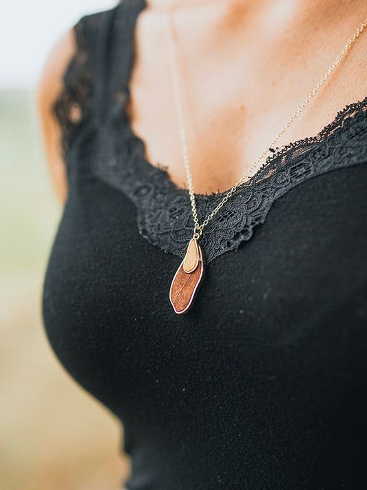 Collier en Bois Femme - Calla