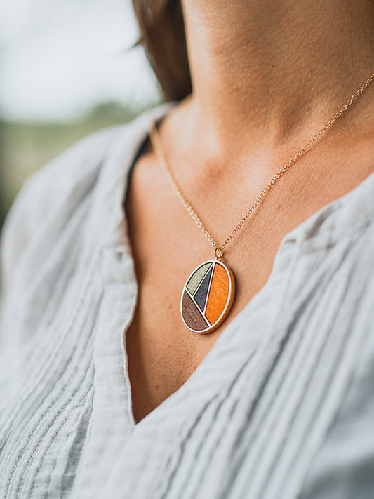 Collier en Bois Femme - Carraluma