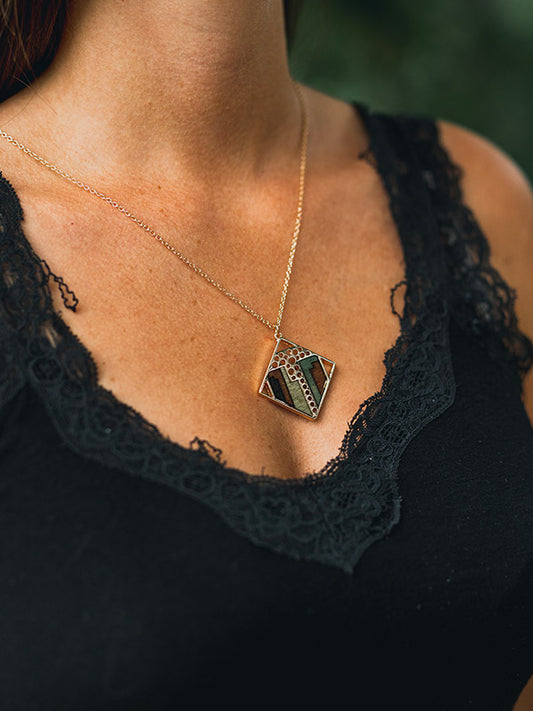 Collier en Bois Femme - Epilobe