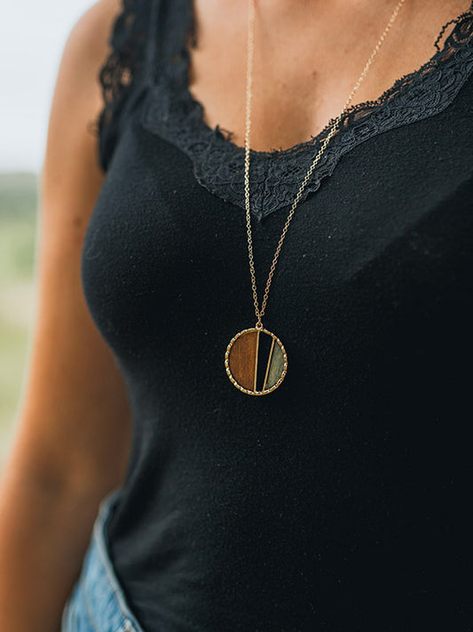 Collier en Bois Femme - Gaillet