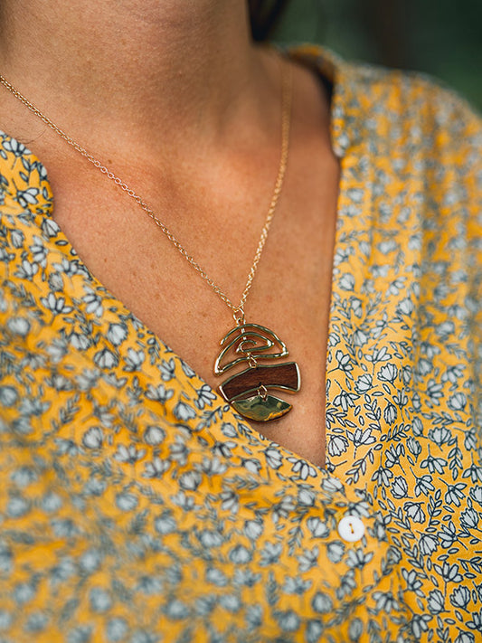 Collier en Bois Femme - Ononis