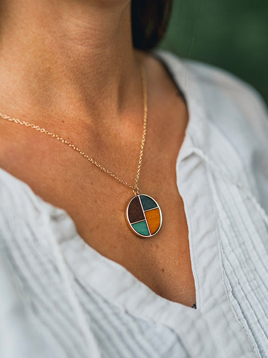 Collier en Bois Femme - Sagine