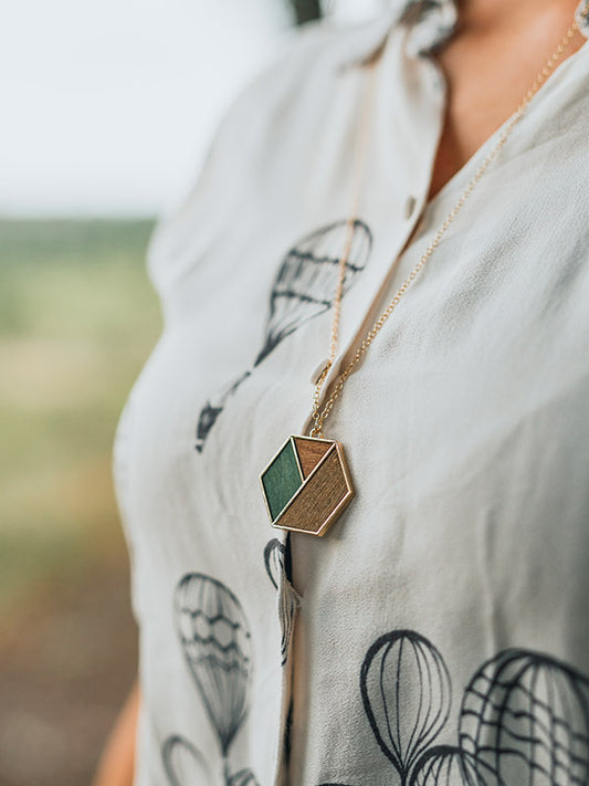 Collier en Bois Femme - Zenobia