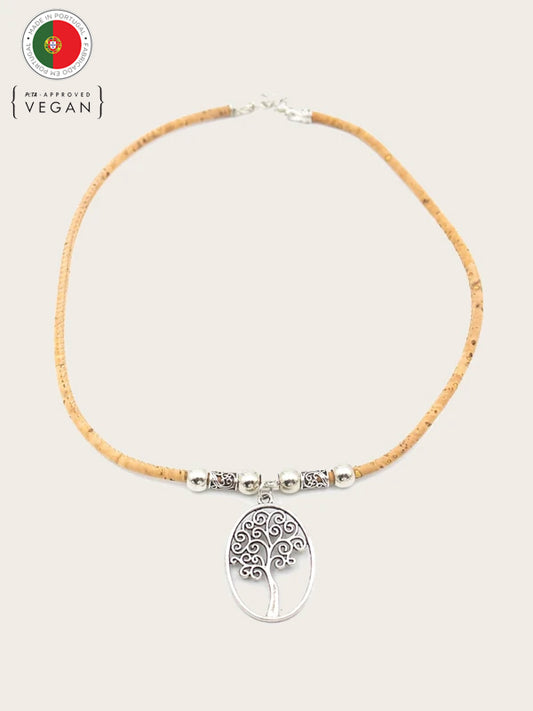 Collier en Liège Femme - Beaucarnea - Wood&Chic