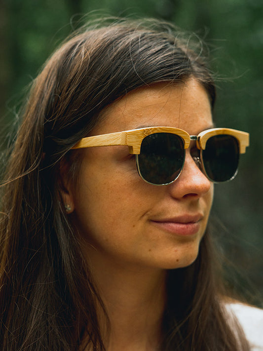 Lunettes de Soleil en Bois UV400 Unisexe - Myrte